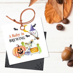 Baby is het Baby shower van het Breiende Ghost en Bedankjes Labels