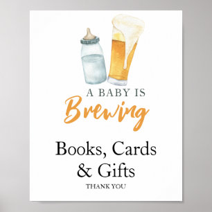 Baby is het bier aan het brouwen Boeken Kaarten & Poster