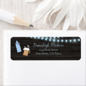 Baby is het Blauwe Adres van de Terugkeer van het  Etiket (Insitu)