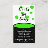 Baby is het Breken van de Boeken van het Baby show Informatiekaartje (Voorkant)