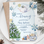Baby is het brouwen van Chinoiserie Tea Party Baby Kaart<br><div class="desc">BEWERKBAAR Een Baby is het brouwen van Chinoiserie Tea Party Snowflake Baby shower Invitation Chinoiserie Christmas Tea Party Blue Floral Baby shower Party Tea With Mommy to Be Baby shower Invitation Winter Christmas</div>