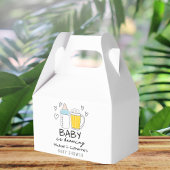 Baby is het brouwen van flessenbier glas Baby show Bedankdoosjes