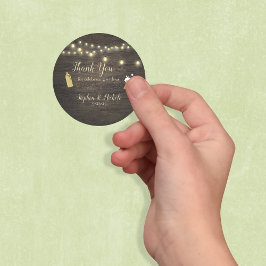 Baby is het brouwen van goud Baby shower dank je Ronde Sticker