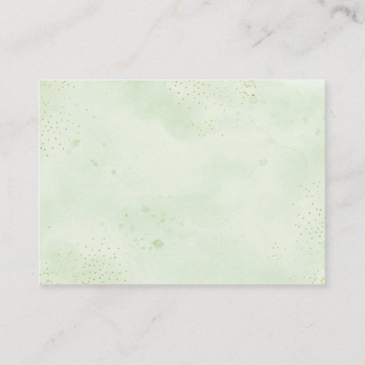 Baby is het brouwen van groene luier Kaarten (Achterkant)