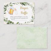 Baby is het brouwen van groene luier Kaarten (Voorkant / Achterkant)