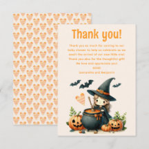 Baby is het brouwen van Halloween baby shower