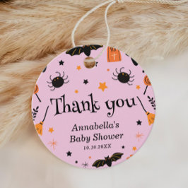 Baby is het brouwen van Halloween Baby shower Favo Bedankjes Labels