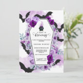 Baby is het brouwen van Halloween Baby shower Kaart (Staand voorkant)