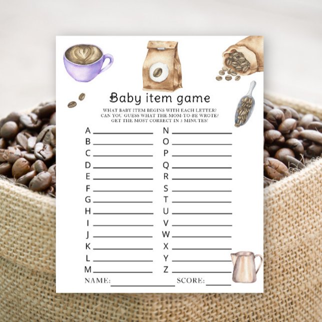 Baby is het brouwen van koffie baby shower Baby It (Creator heeft geüpload)