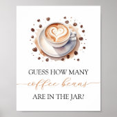 Baby is het brouwen van koffieboon Guessing Game S Poster (Voorkant)
