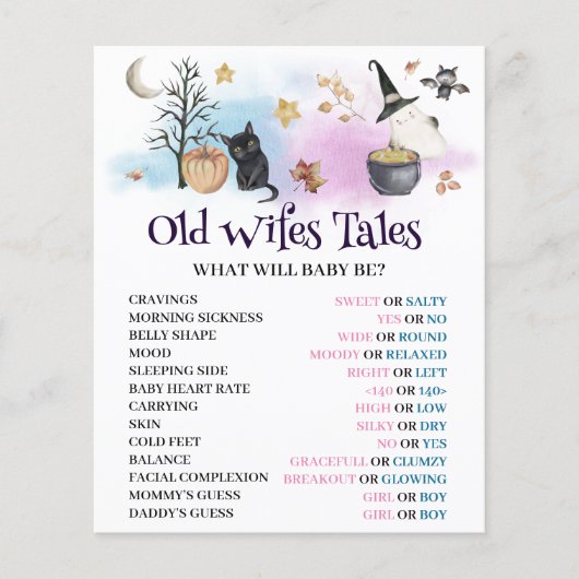Baby is het brouwen van Old Wifes Tales spel. (Voorkant)