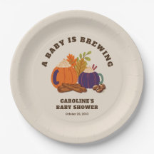 Baby is het brouwen van pompoen koffie Herfst Baby