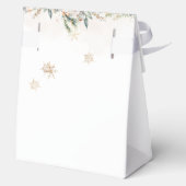 Baby is het koude buiten kleding lijn Baby shower Bedankdoosjes (Achterkant)