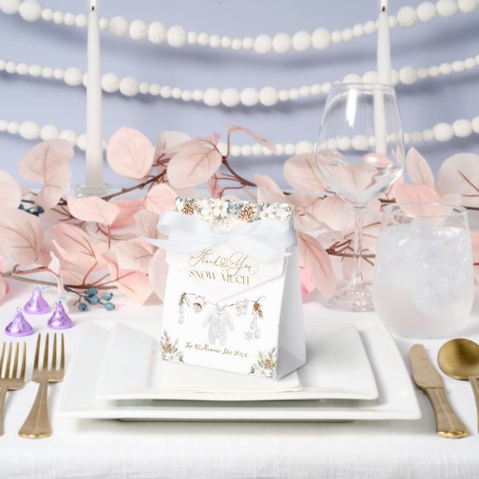 Baby is het koude buiten kleding lijn Baby shower Bedankdoosjes (Huwelijk)