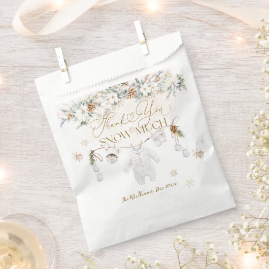 Baby is het koude buiten kleding lijn Baby shower Bedankzakje (Geknipt)