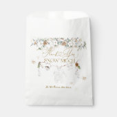 Baby is het koude buiten kleding lijn Baby shower Bedankzakje (Voorkant)