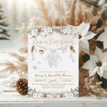 Baby is het koude buiten kleding lijn Baby shower