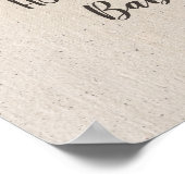 Baby is het Welkome Teken van de Partij van het Ba Poster (Hoek)