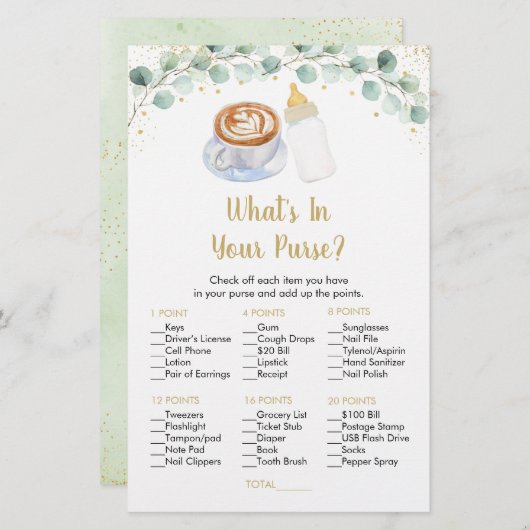 Baby is koffie aan het brouwen wat er in je paarde (Voorkant / Achterkant)