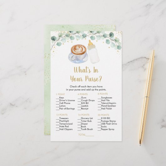 Baby is koffie aan het brouwen wat er in je paarde (Voorkant / Achterkant in situ)