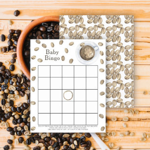 Baby is koffie aan het zetten Baby shower bingo sp