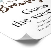 Baby is koffie aan het zetten Guess the sweet mess Poster (Hoek)