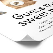Baby is koffie aan het zetten Guess the sweet mess Poster (Hoek)