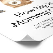 Baby is koffie aan het zetten Hoe groot is mama's Poster (Hoek)