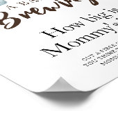 Baby is koffie aan het zetten Hoe groot is mama's  Poster (Hoek)