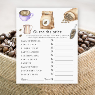 Baby is koffie aan het zetten - Price Guess Game
