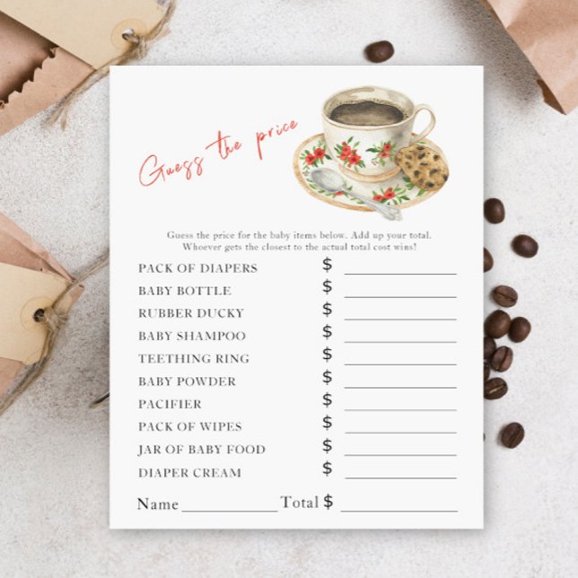 Baby is koffie aan het zetten - Price Guess Game (Creator heeft geüpload)