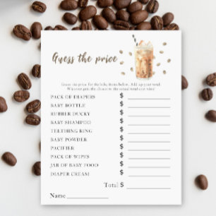 Baby is koffie aan het zetten - Price Guess Game