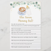 Baby is koffie die mama het beste spel kent (Voorkant)