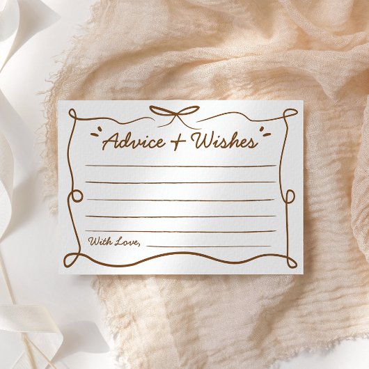 Baby is koffieadvies en -wensen informatiekaartje