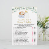 Baby is koffieraad die zei dat het speelde (Staand voorkant)