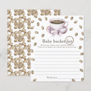 Baby is koffiezetten - Baby bucketlist