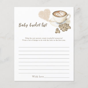 Baby is koffiezetten - Baby bucketlist