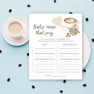 Baby is koffiezetten - Noem dat liedje spel