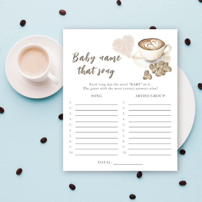 Baby is koffiezetten - Noem dat liedje spel (Creator heeft geüpload)