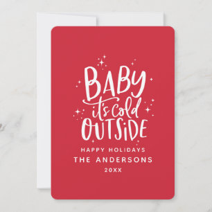 Baby is kou buiten kerstvakantie save the date
