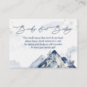 Baby is koud buiten de pooldieren informatiekaartje (Voorkant)