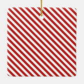 baby is koud buiten de rode en witte bays keramisch ornament (Achterkant)