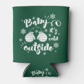 Baby is koud buiten de schattige mittens winter blikjeskoeler (Voorkant)