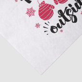 Baby is koud buiten de schattige mittens winter tissuepapier (Detail)