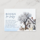 Baby is koud buiten de winteravonturenberg informatiekaartje (Voorkant)