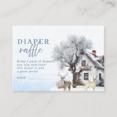 Baby is koud buiten de winteravonturenberg informatiekaartje (Voorkant)