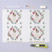 Baby is koud buiten het Wreatscript van de winter  Tissuepapier (Craft)