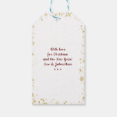 baby is koud buiten kerstvakantie cadeau labels cadeaulabel (Achterkant)