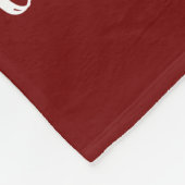 Baby is koud buiten rood en wit kerst fleece deken (Hoek)