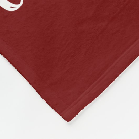 Baby is koud buiten  rood en wit kerst fleece deken (Hoek)